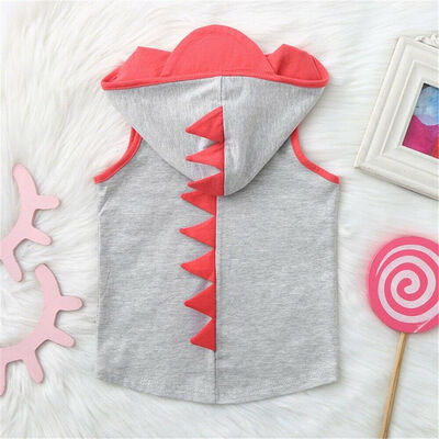 

SUNSIOM Kid Baby Boy Girl Dinosaur Hoodie Hooded T-shirt Top Clothes Summer Outfit