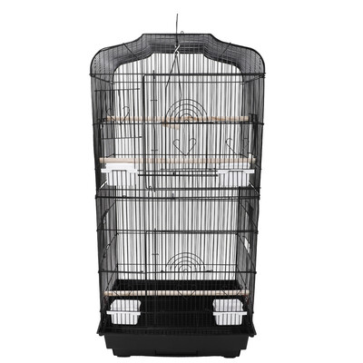 

Ktaxon 37" Bird Parrot Cage Canary Parakeet Cockatiel Bird Finch Bird Cages Black Color