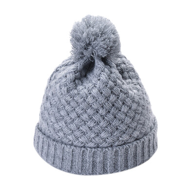 

Tailored Fashion Women Men Solid Color Knited Ball Headgear Beanie Tail Hat Cap