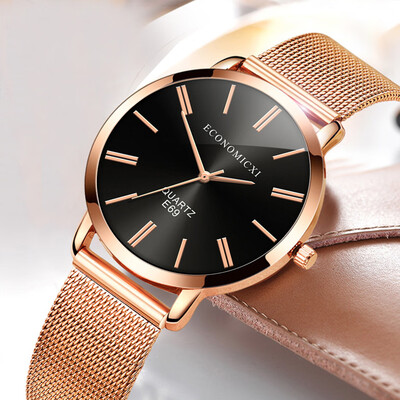

RM Fashion Watch Women Mesh Stainless Steel Bracelet Casual Quartz Wrist Watch