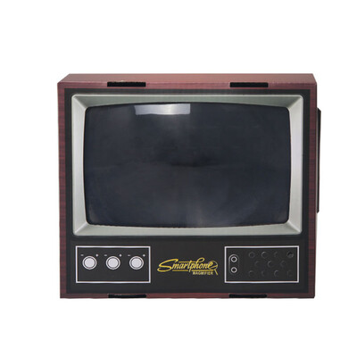 

DIY Vintage TV Mobile Phone Screen Magnifier 3D HD Video Amplifier Folding Enlarged Expander Stand Video