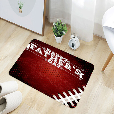 

Toponeto Fathers Day Comfort Square Flannel Kitchen Non-slip Mat 40x60CM