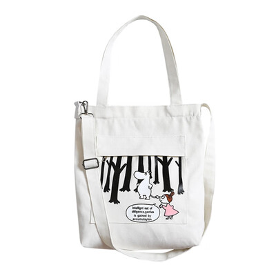 

8 Style Crossbody Canvas Bag One-shoulder Travel Storage Bag with Zipper for Closet Organizer Clothes Storage 35x33x6cm