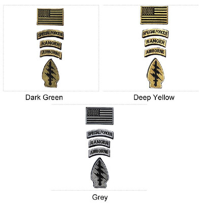 

Special Forces Airborne Ranger Tabs Armband Magic Sticker Camouflage Coat Embroidered Patch