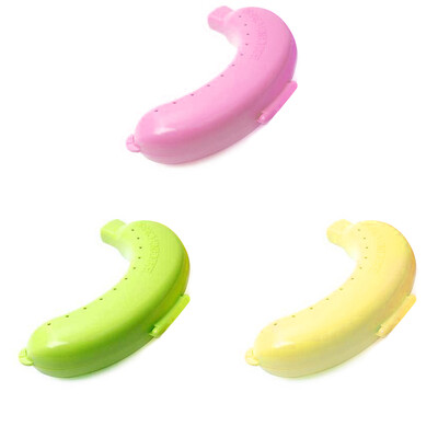 

Plastic Banana Protector Container Box Holder Case Food Lunch Fruit Storage