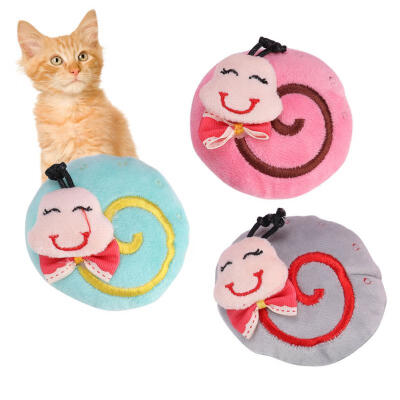 

Greensen 3pcs Pet Cat Cute snail shape Plush Toy With Catnip Cat Toy Cat Toy Interactive Toy