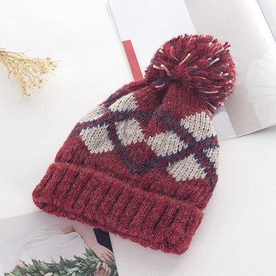 

Tailored Women Winter Keep Warm Crochet Ski Hat Braided Cap KH