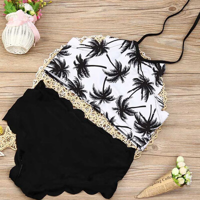 

Roseonmyhand Women Bikini Set Swimwear Push-Up Padded Print Bra Swimsuit Beachwear