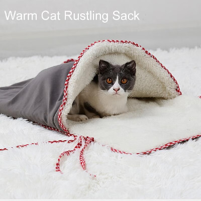 

Cat Rustling Sack House Cat Indoor Sleeping Bag Playing Scratching Resting Cave for Cats