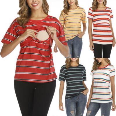 

Women Maternity Clothes Blouse T-Shirt Breastfeeding Tops Pregnancy Nursing Tops