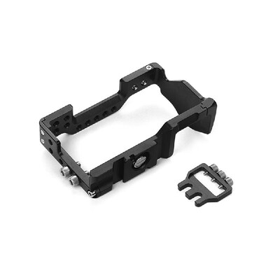 

Andoer Camera Cage & Top Handle & 15mm Rod Baseplate Kit Film Movie Making Video Cage Stabilizer Aviation Aluminum with Cold Shoe