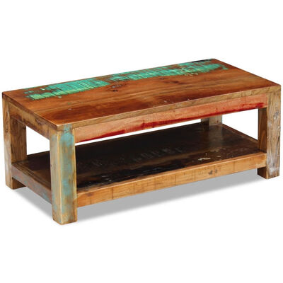

Coffee Table Solid Reclaimed Wood 354"x177"x138"