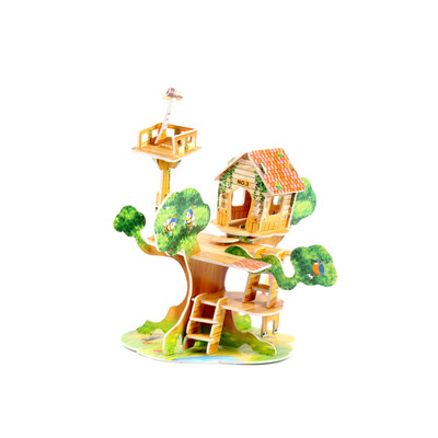 

Gotoamei 3D Paper Board Puzzle Early Learning Construction Assemble Toy Children Gift