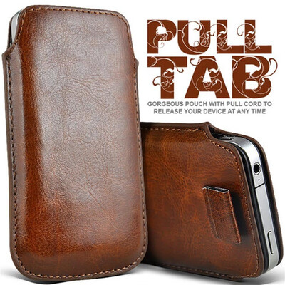 

PU Leather Pull Tab Sleeve Pouch For Huawei Honor 7sHonor V8Honor 9N Phone Cases Bag Universal Full Pouch