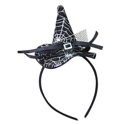 

〖Follure〗Halloween Unique Design Spider Pumpkin Bats Ghosts Cap Hoop Short Plush Hairband