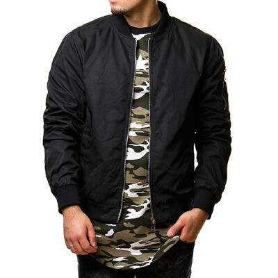 

Mens Outdoor Stand Collar Coat Casual Loose Zipper Cardigan Long Sleeve Jacket