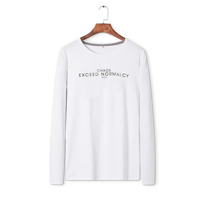 

NDQ Mens Long Sleeve T-Shirt Spring&Autumn Bottoming Shirt Solid Color Cotton KN117 5065