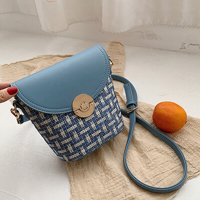 

Tailored Womens Fashion Coin Purse Flap Bag Patchwork Casual Hasp Bag Shoulder Bag