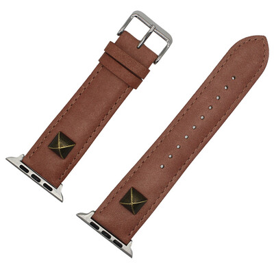 

Gobestart Pin buckle Cowhide Buckle Wrist Watch Band Strap Belt For Apple Watch 42mm