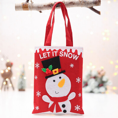 

〖Follure〗Christmas Decorations Xmas Snowman Apple Bag Christmas Eve Apple Bag