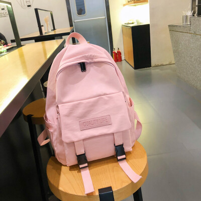 

Tailored Student Bag Female Fresh Literary Shoulder Bag Canvas Computer Bag Travel Bag