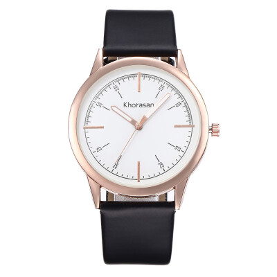

Simple scale ladies belt fashion casual quartz hand