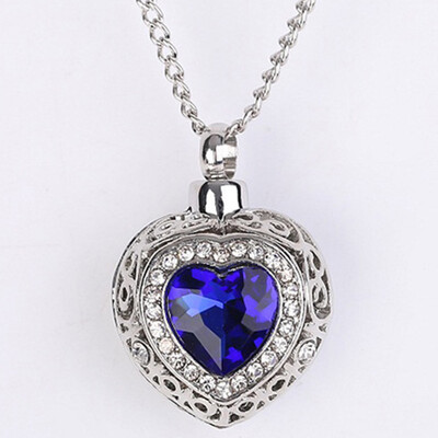 

Various Types&Shapes Necklace for Ashes Heart Cremation Memorial Keepsake Pendant Necklace Jewelry Love Commemorative Gift