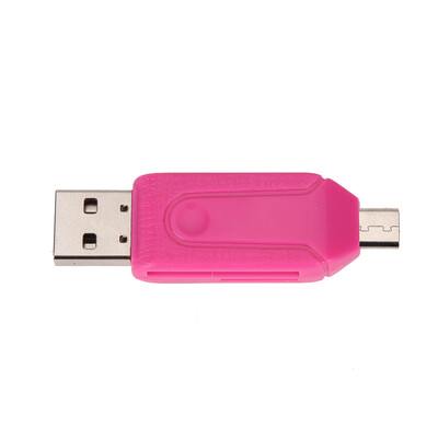 

2 in 1 USB OTG Card Reader Universal Micro USB OTG TFSD Card Reader Phone