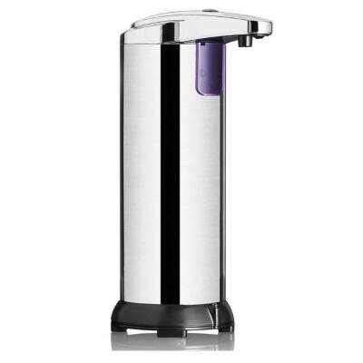 

280ml Automatic Sensor Cordless Liquid Soap Dispenser Base Wall Mounted Stainless Steel Touch-free Sanitizer Dispensers