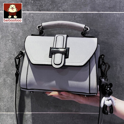 

On the new small bag girl 2019 new Korean version of the simple handbag leisure one shoulder oblique bag tide
