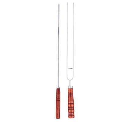

Greensen 7 in1 Stainless Steel Camping Dining Barbecue BBQ NeedleSticks Fork Tool Set Outdoor