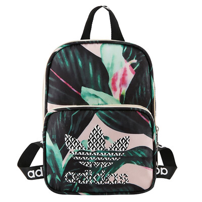 

Adidas unisex new arrival fashion stylish casual canvas backpack student school bag print mochila lightweight sport travel bag