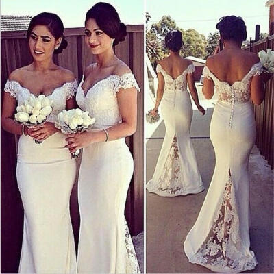 

Sexy Women Lace Long Bridesmaid Evening Formal Party Cocktail Dress Gown Prom G