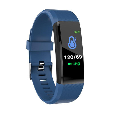 

Color screen 115plus smart bracelet sports step heart rate sleep sedentary factory direct gift Excellent live-green