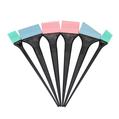 

〖Follure〗6 Pcs Large Hair Dye Colour Brushes Scraping plates Hairdresser Salon Brush Kit