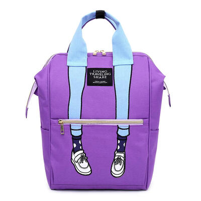 

Novelty Leg Decor Travel Backpacks Women School Bags Large Capacity Knapsac