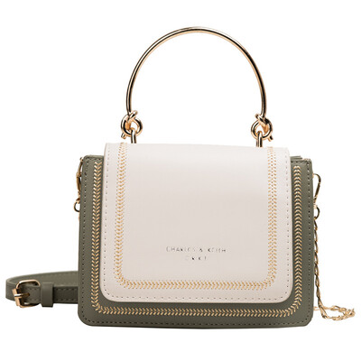 

Fashion wild saddle bag 2019 new simple lock buckle female bag tide Korean version of the chain shoulder bag mother small bag