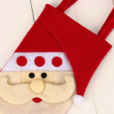 

Tailored Christmas Decoration Stocks Santa Claus Snowman Hanging Tree Ornament Gift Bag