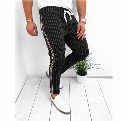 

Mens Sport Gym Pants Slim Fit Running Joggers Casual Long Trousers Sweatpants