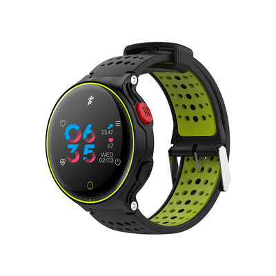 

Microwear X2 Smart Bracelet Waterproof IP68 Blood Pressure Oxygen Heart Rate Monitor Wristband Fitness Track Color Screen