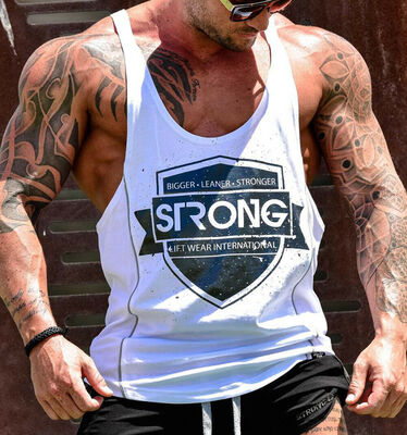 

Gym Cool Men Muscle Sleeveless Shirt Tank Top Bodybuilding Sport Fitness Vest