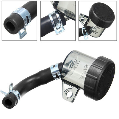 

Black Motorbike Brake Clutch Master Tank Fluid Oil Reservoir Cylinder Cup 1pc