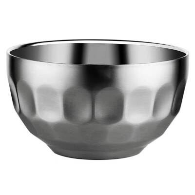 

Double-walled Mixing Bowl Stainless Steel Fruit Salad Bowl Bakery Cookware Tool