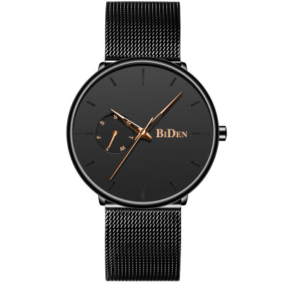 

BIDEN Biden new mens watch fashion business waterproof net with quartz watch mens watch