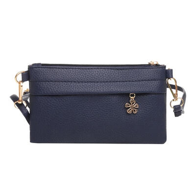 

Casual Small Crossbody Bags Women Leather Flower Shoulder Messenger Bag