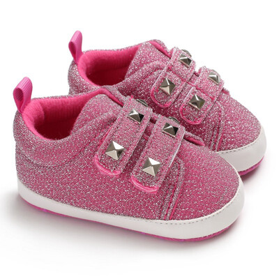 

Baby Shoes Newborn Boys Girls First Walkers Infant Toddler Soft Bottom Anti-skid Prewalker Sneakers 0-12m
