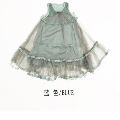 

SHUOTU Shoulder Embroidered Skirt Girl Dress Princess Dress 12136