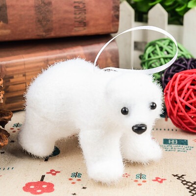 

Tailored 1 Pcs Xmas Tree Pendant White Cute Bear Deer Foam Kids Gift Home