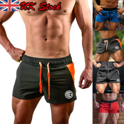 

Mens Sports Training Bodybuilding Summer Shorts Workout Fitness GYM Short Pants