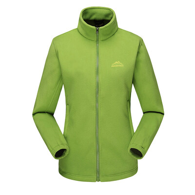 

Roseonmyhand Womens Autumn Winter Outdoor Thickening Zipper Fleece Stand Collar Sport Coat